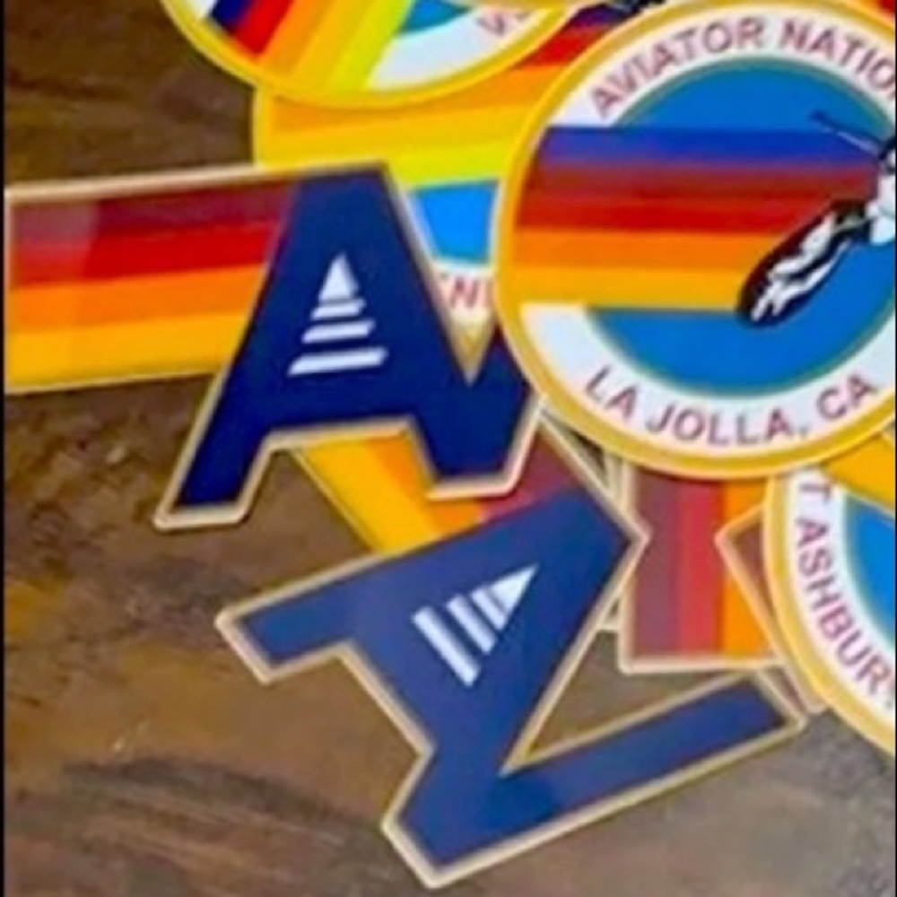 Aviator Nation Sticker AN